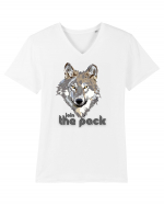 join the pack Tricou mânecă scurtă guler V Bărbat Presenter