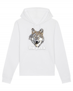 Join the pack ! white Hanorac Unisex Drummer