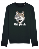 Join the pack ! white Bluză mânecă lungă Unisex Rise