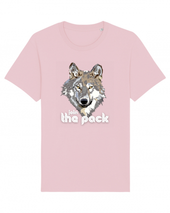 Join the pack ! white Cotton Pink