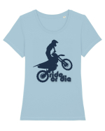 Ride or die - motocross Tricou mânecă scurtă guler larg fitted Damă Expresser