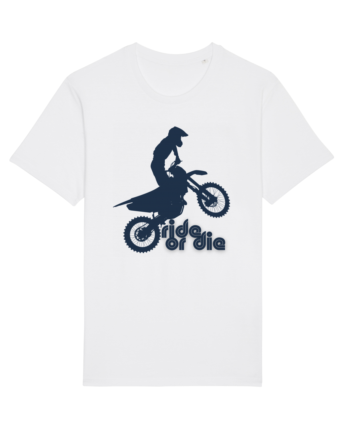 Tricou mânecă scurtă Unisex Rocker White