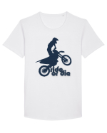 Ride or die - motocross Tricou mânecă scurtă guler larg Bărbat Skater