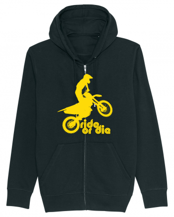 Ride or die - motocross - yellow Black