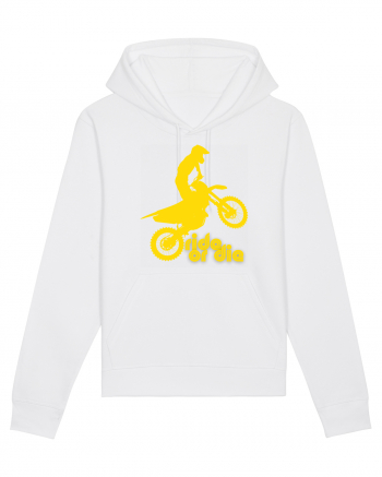 Ride or die - motocross - yellow White