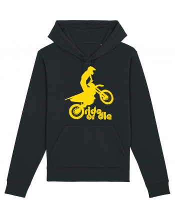 Ride or die - motocross - yellow Black