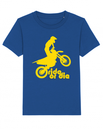 Ride or die - motocross - yellow Majorelle Blue