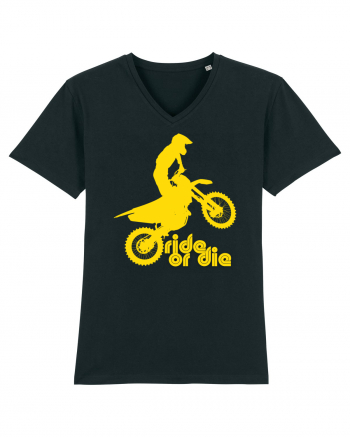 Ride or die - motocross - yellow Black