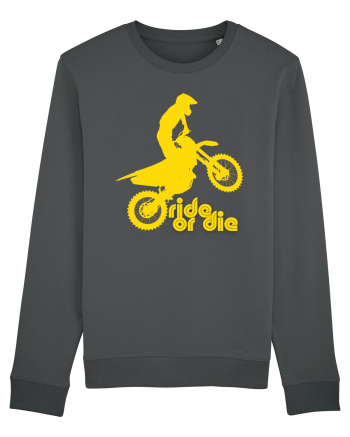 Ride or die - motocross - yellow Anthracite