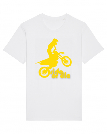 Ride or die - motocross - yellow White