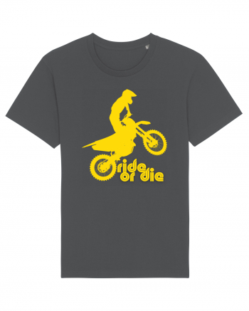 Ride or die - motocross - yellow Anthracite