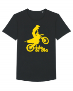 Ride or die - motocross - yellow Tricou mânecă scurtă guler larg Bărbat Skater