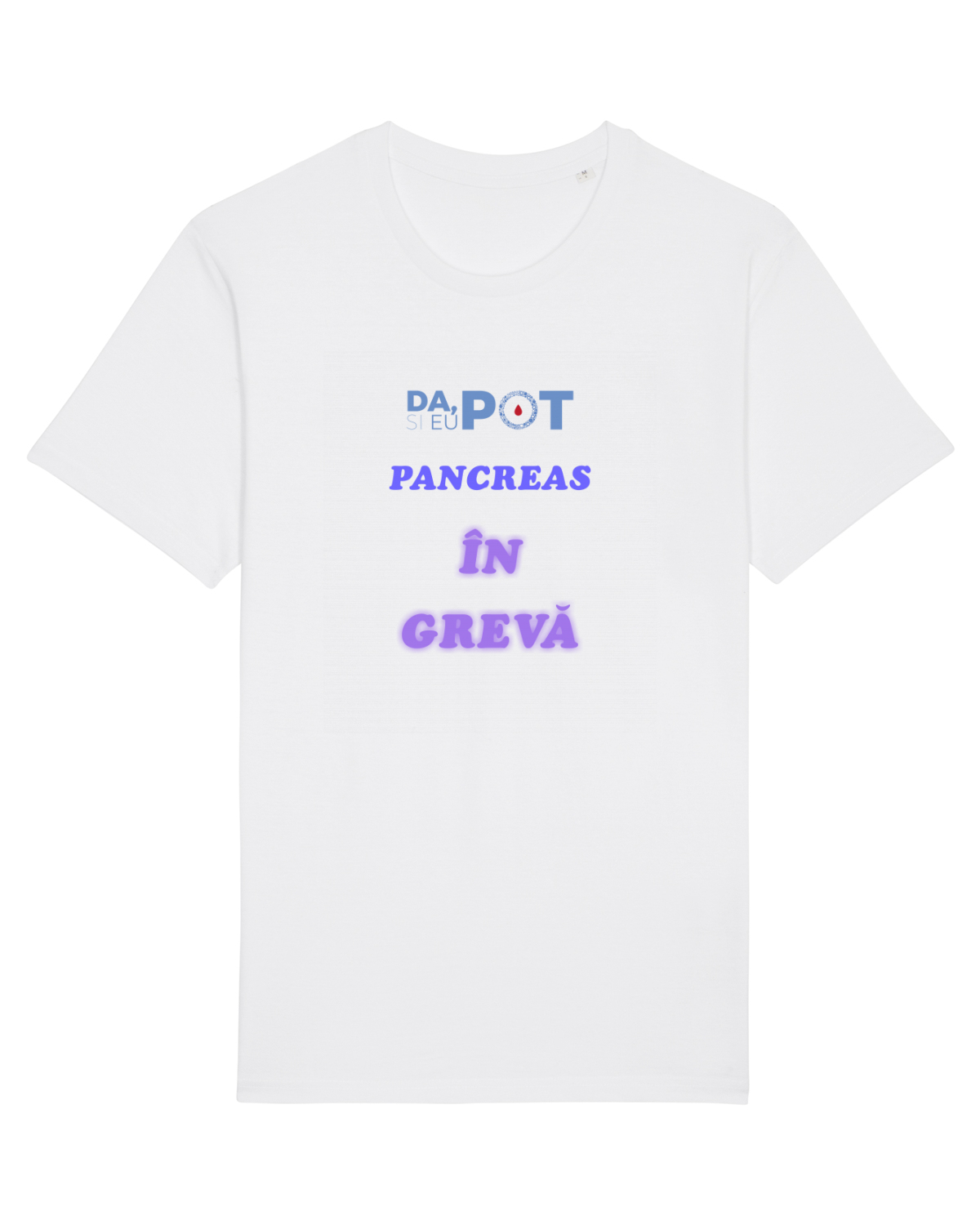 Tricou mânecă scurtă Unisex Rocker White