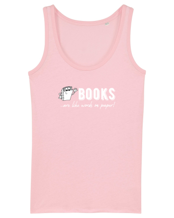 Cărțile sunt gen vorbe pe hârtie Cotton Pink