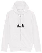 SHAMAN KING - coffee break Hanorac cu fermoar Unisex Connector
