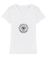 Realize the Imaginary Tricou mânecă scurtă guler V Damă Evoker