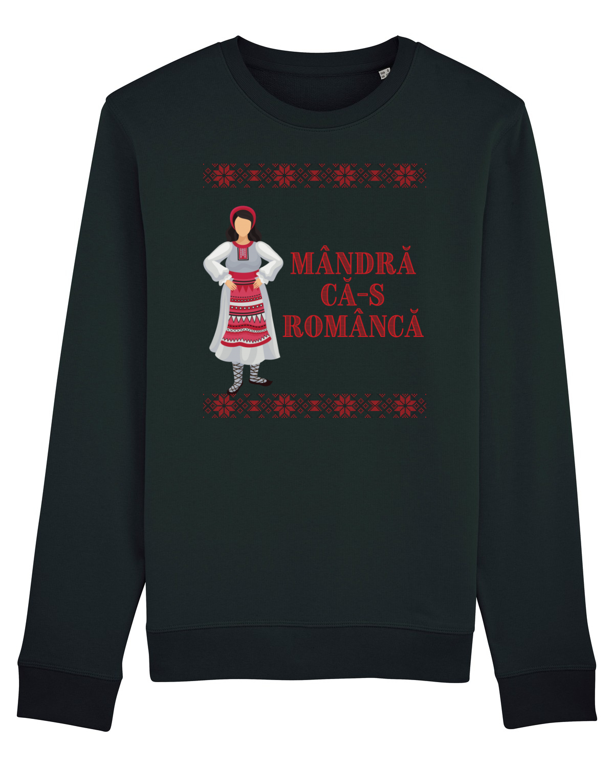 Bluză mânecă lungă Unisex Rise Black