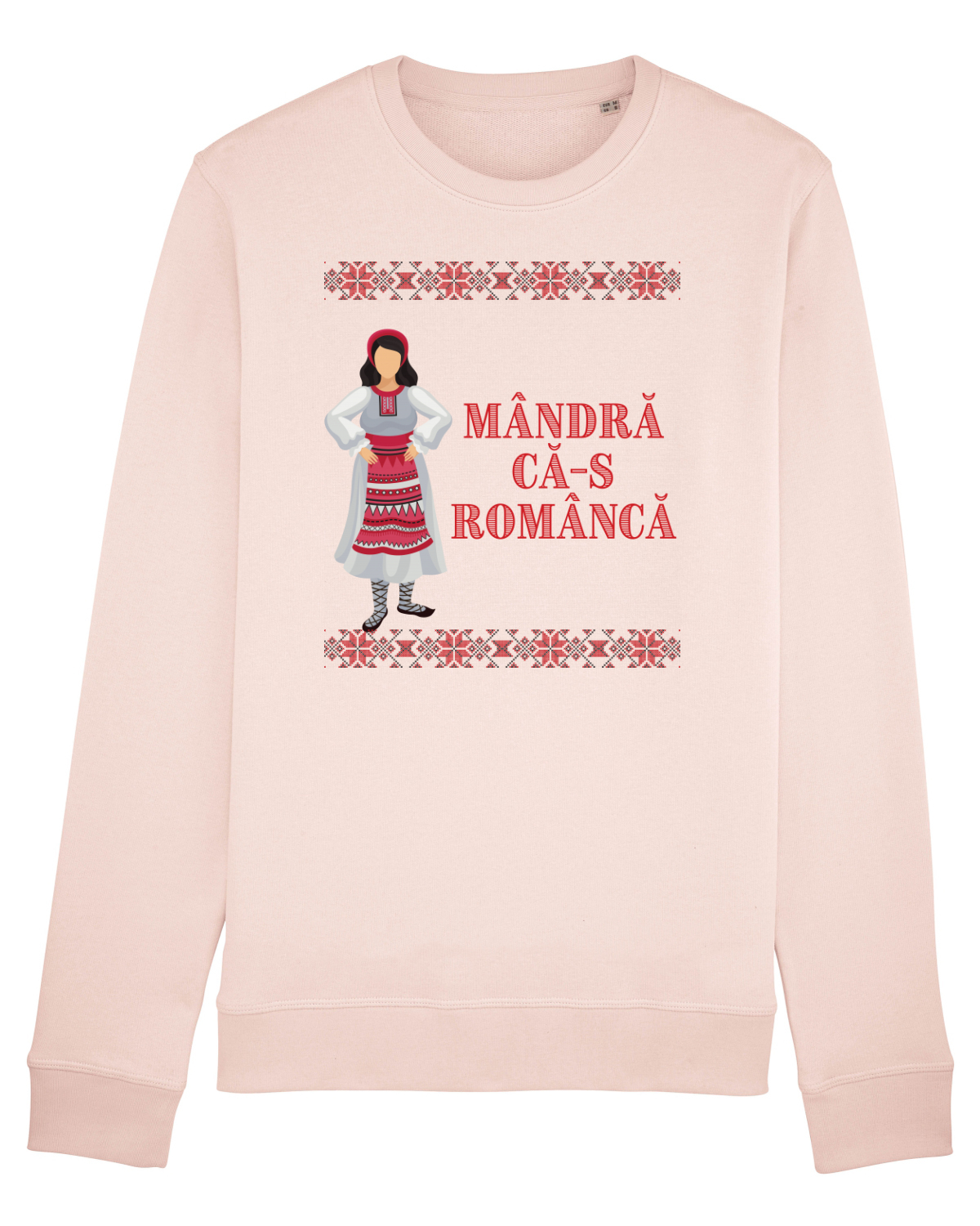 Bluză mânecă lungă Unisex Rise Candy Pink