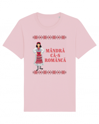 Mândră că-s româncă Cotton Pink