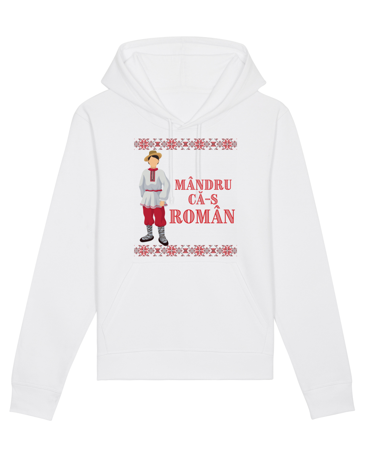 Hanorac Unisex Drummer White