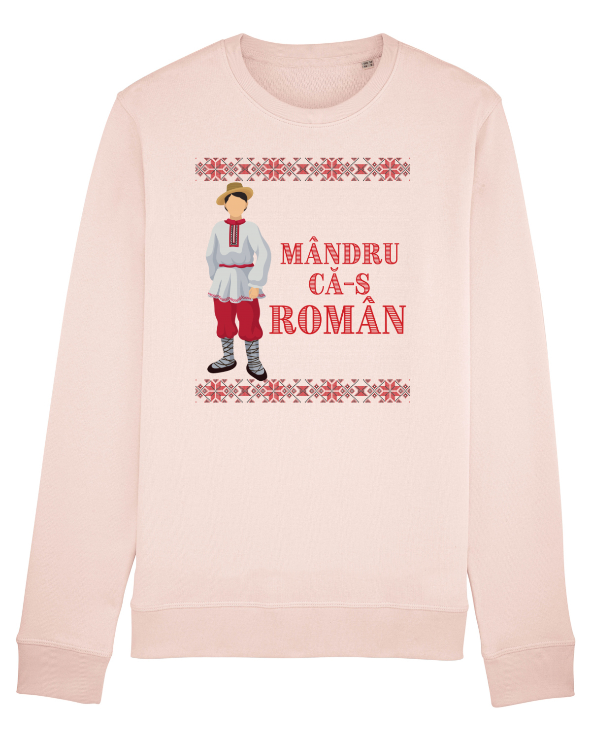Bluză mânecă lungă Unisex Rise Candy Pink