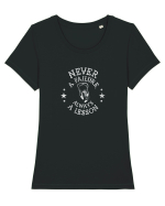 Never a failure, always a lesson Tricou mânecă scurtă guler larg fitted Damă Expresser
