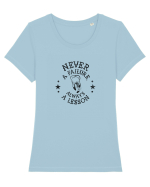 Never a failure, always a lesson Tricou mânecă scurtă guler larg fitted Damă Expresser