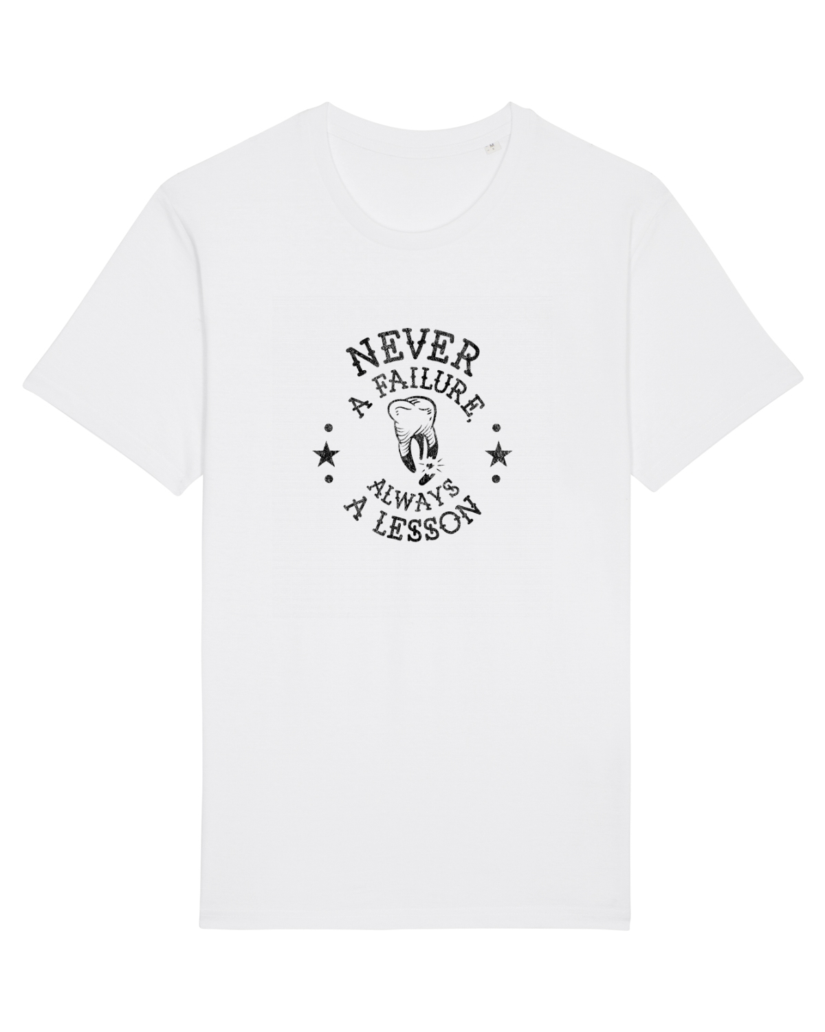 Tricou mânecă scurtă Unisex Rocker White