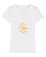 Heavy Hustle Tricou mânecă scurtă guler V Damă Evoker