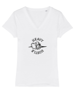 Heavy Hustle Tricou mânecă scurtă guler V Damă Evoker