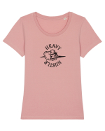 Heavy Hustle Tricou mânecă scurtă guler larg fitted Damă Expresser