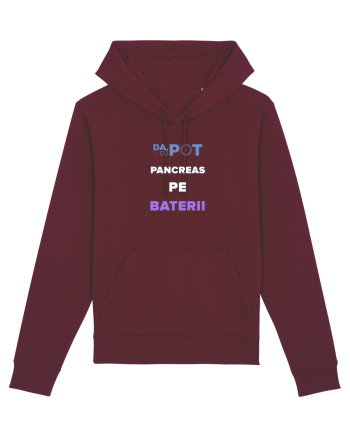 Pancreas pe baterii Burgundy