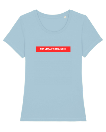 Rup Viata pe genunchi! Sky Blue
