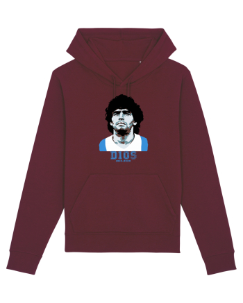 Maradona D10S.  Burgundy