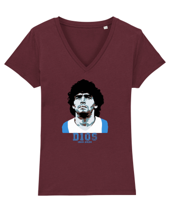 Maradona D10S.  Burgundy