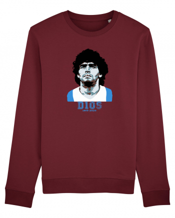Maradona D10S.  Burgundy