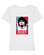 D. A. Maradona  Tricou mânecă scurtă guler larg fitted Damă Expresser