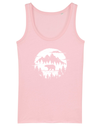 Ursul Brun în Pădure Cotton Pink