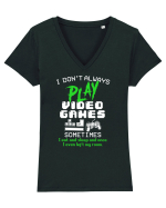 Play Video Games Tricou mânecă scurtă guler V Damă Evoker