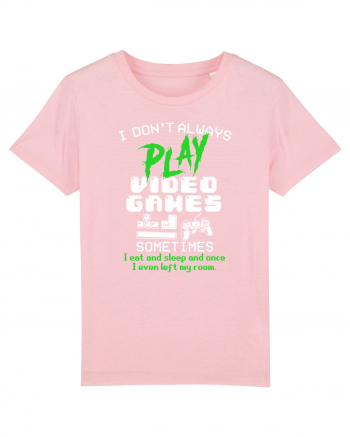 Play Video Games Cotton Pink