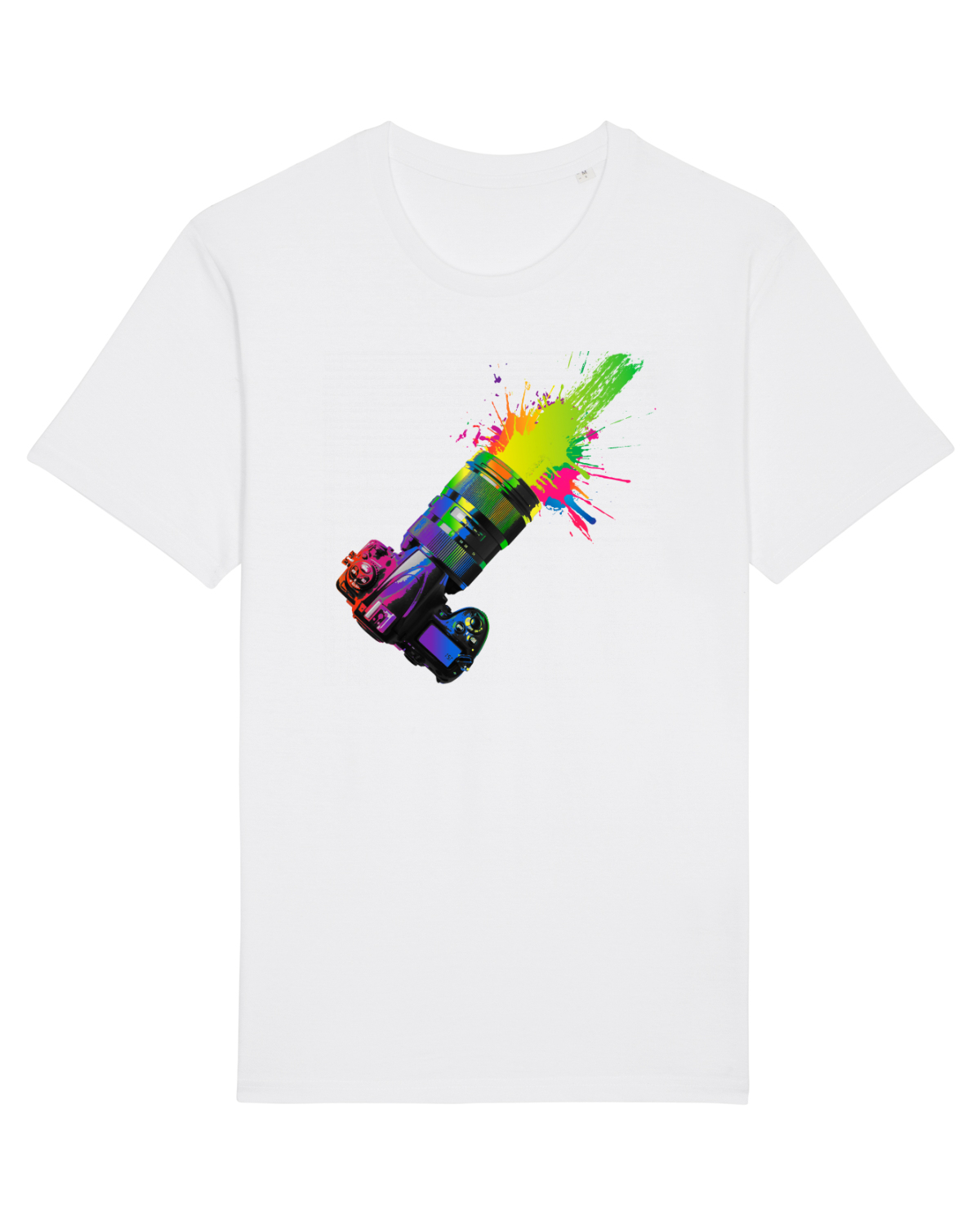 Tricou mânecă scurtă Unisex Rocker White