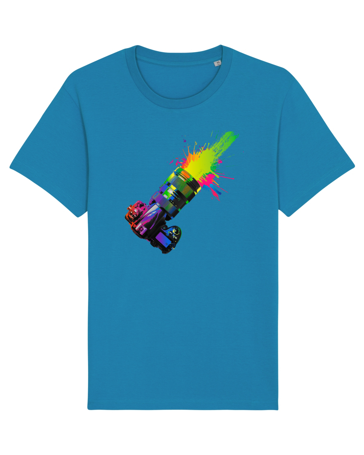 Tricou mânecă scurtă Unisex Rocker Azur