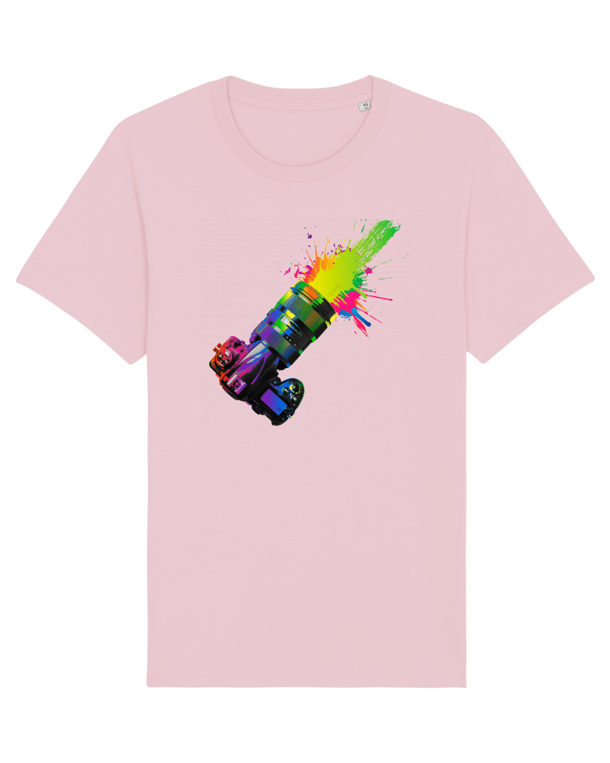 Tricou mânecă scurtă Unisex Rocker Cotton Pink