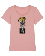 I Love Greek Food Tricou mânecă scurtă guler larg fitted Damă Expresser
