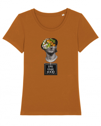 I Love Greek Food Roasted Orange