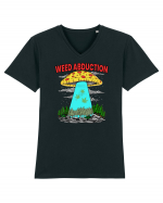 Weed Abduction Tricou mânecă scurtă guler V Bărbat Presenter