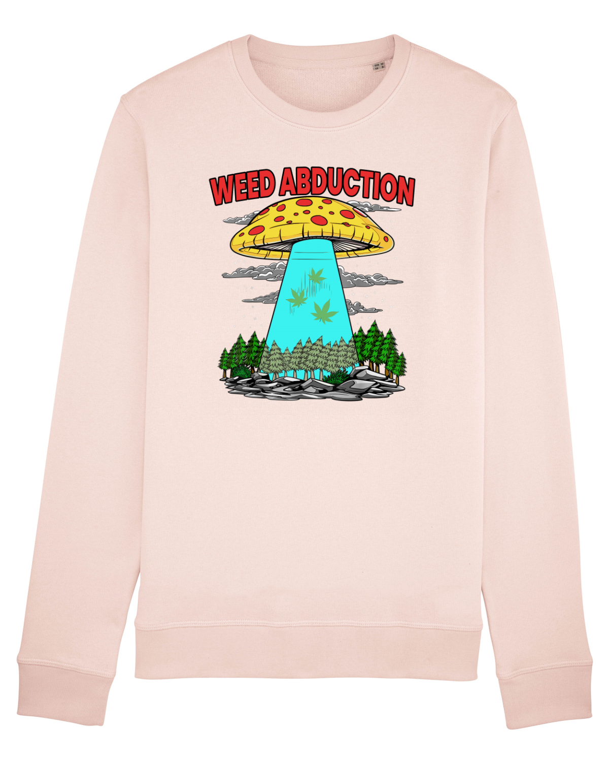 Bluză mânecă lungă Unisex Rise Candy Pink