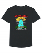 Weed Abduction Tricou mânecă scurtă guler larg Bărbat Skater