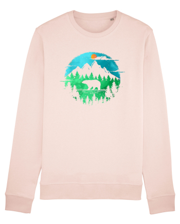 Ursul Brun în Pădure Candy Pink