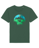 Ursul Brun în Pădure Tricou mânecă scurtă Unisex Rocker